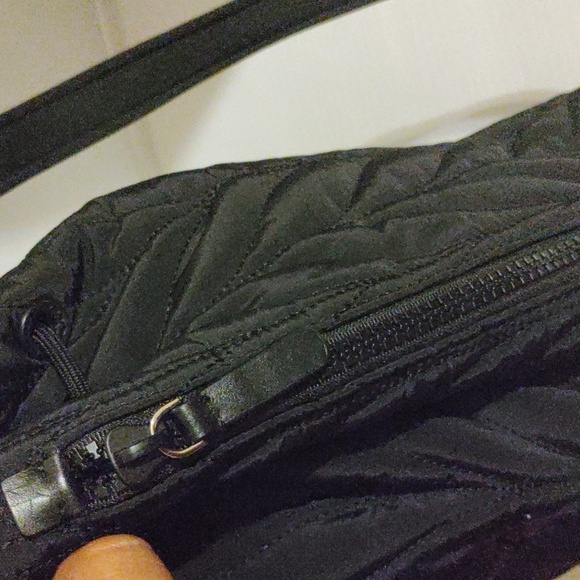 KATE SPADE ELLIE LARGE FLAP BACKPACK BLACK QUILTED - Picture 9 of 13